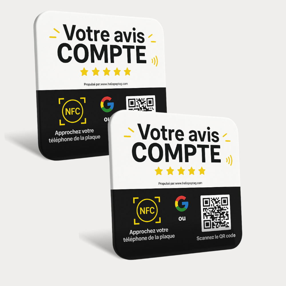 Plaque Avis Google Guadeloupe