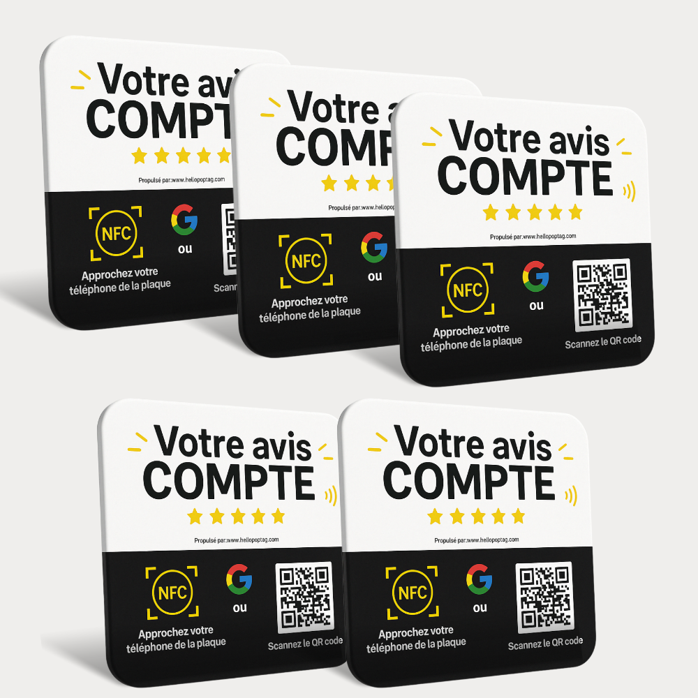 Plaque Avis Google Guadeloupe